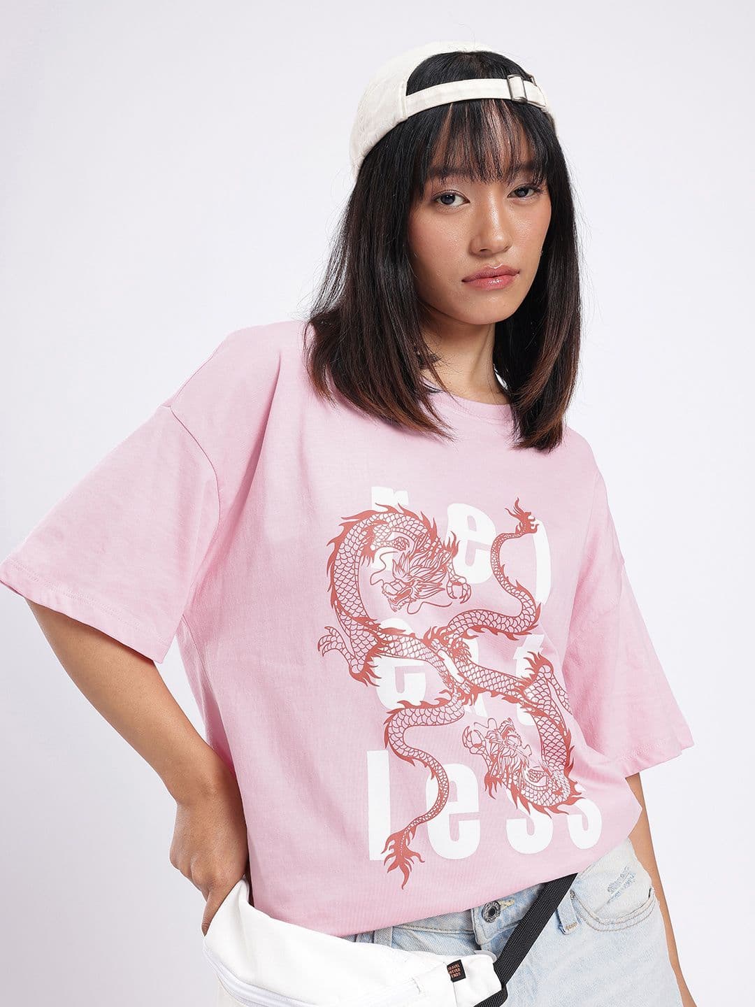 glitchez glitchez Graphic Printed Oversized T-shirt