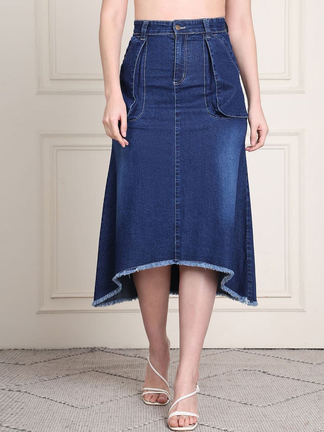 PUELLA PUELLA A-Line Midi Skirt
