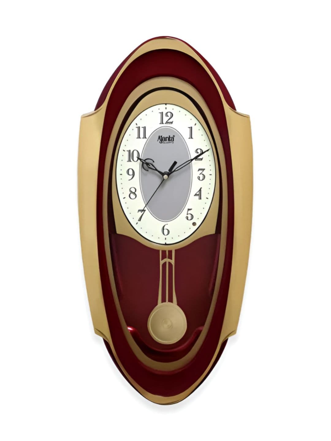 Ajanta Ajanta Red Classic Musical Pendulum Wall Clock