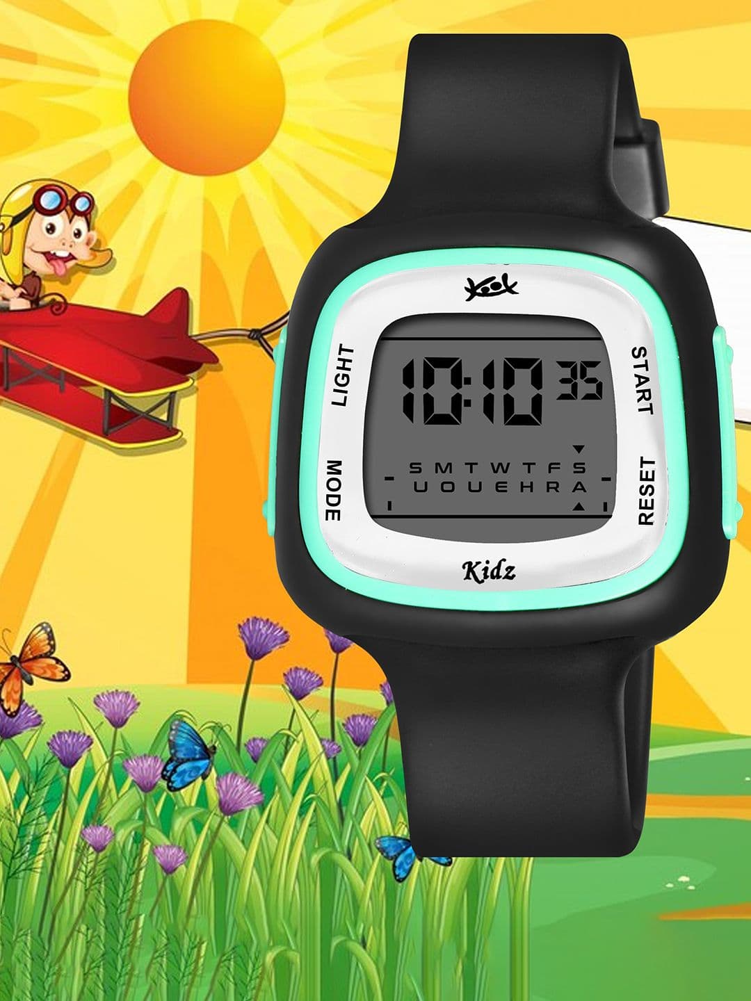 Kool Kidz Kool Kidz Unisex Dial & Straps Digital Watches Kool Kidz Unisex Digital Watch KK 281 BK