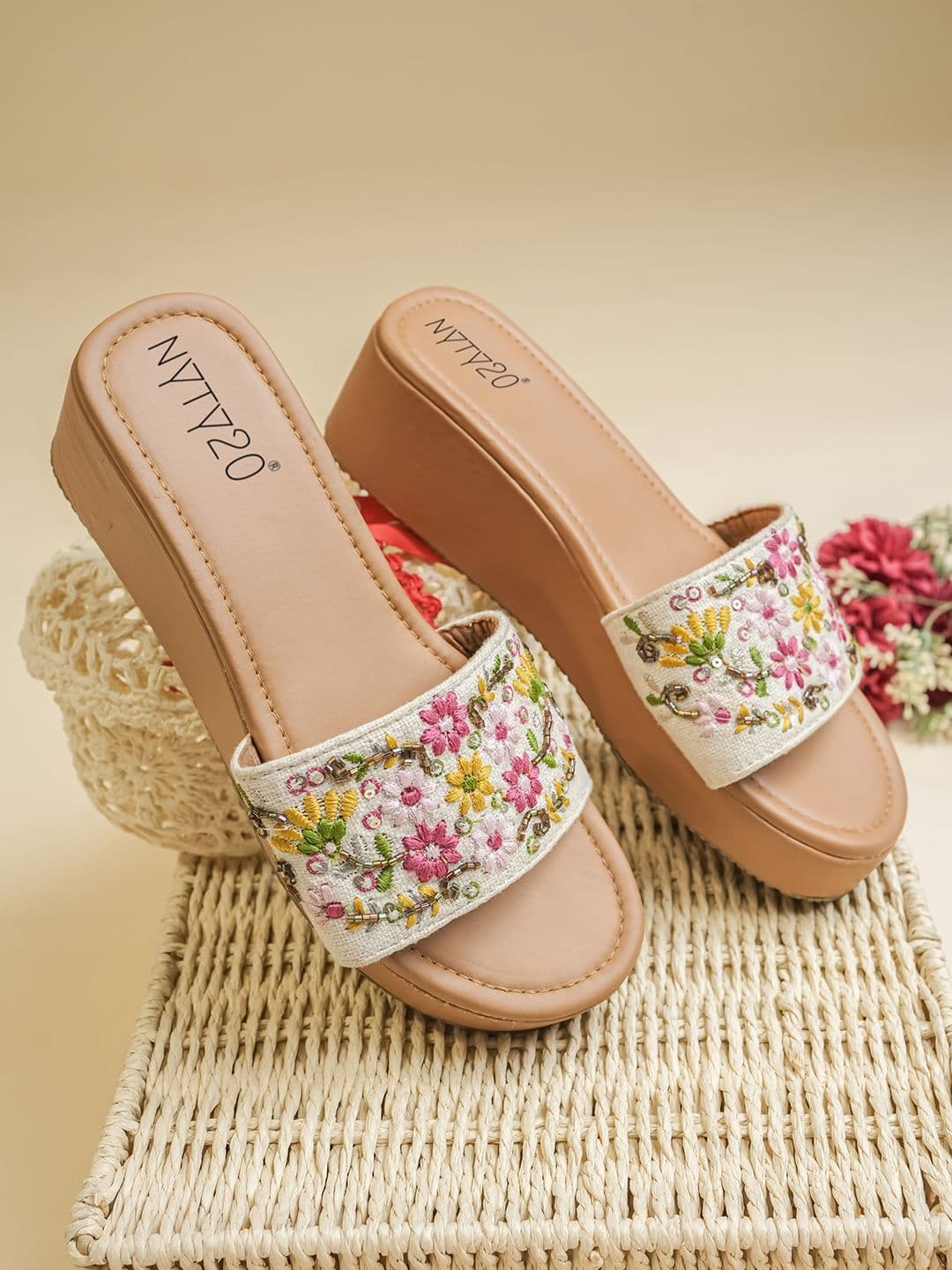 NYTY20 NYTY20 Women Embellished Platform Sandals