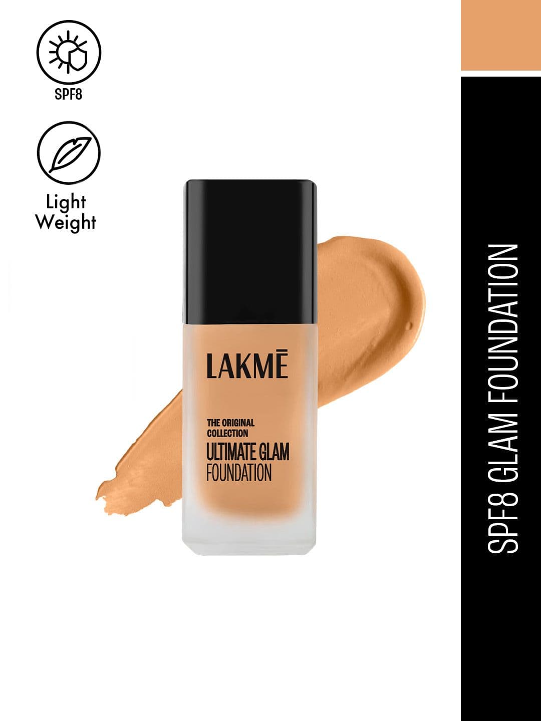 Lakme Lakme Ultimate Glam Invisible Finish Foundation For Full Coverage SPF8  25ml - Shade 01