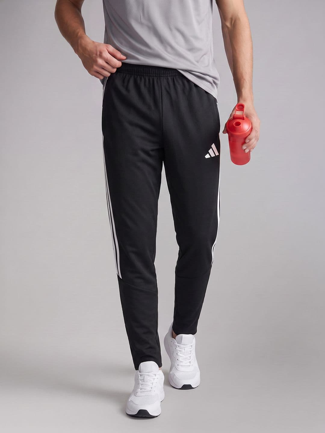 ADIDAS ADIDAS Men Striped Football Track Pants