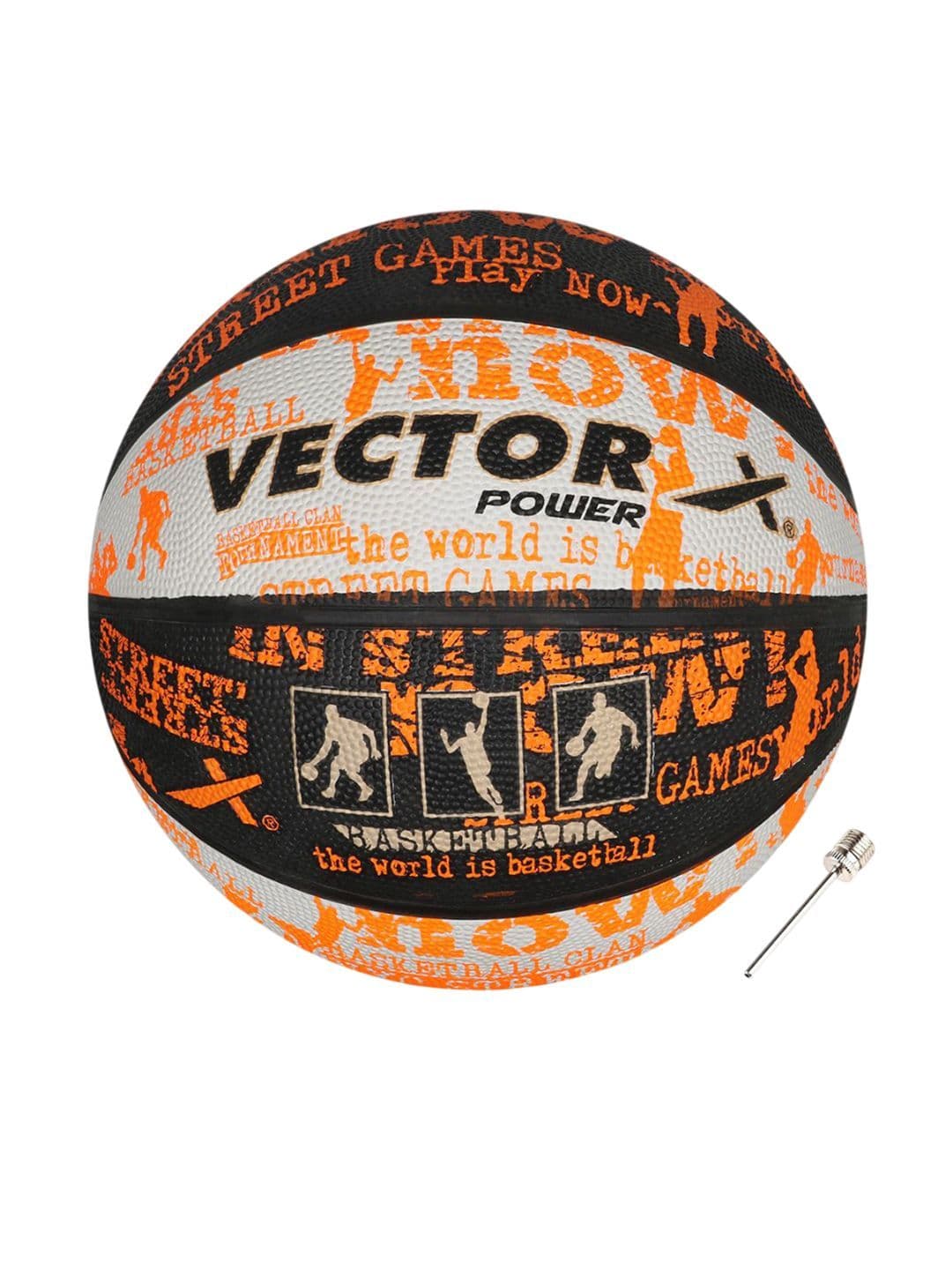 VECTOR X VECTOR X POWER Printed Basketball With Air Needle