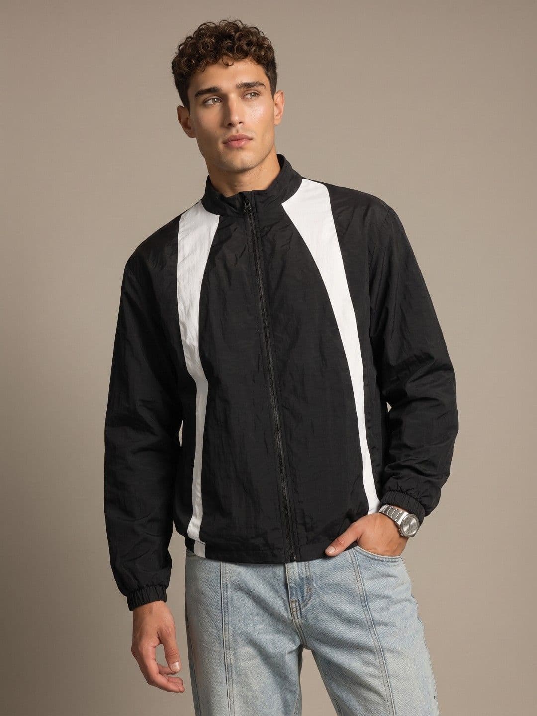 glitchez glitchez Colourblocked Tailored Jacket