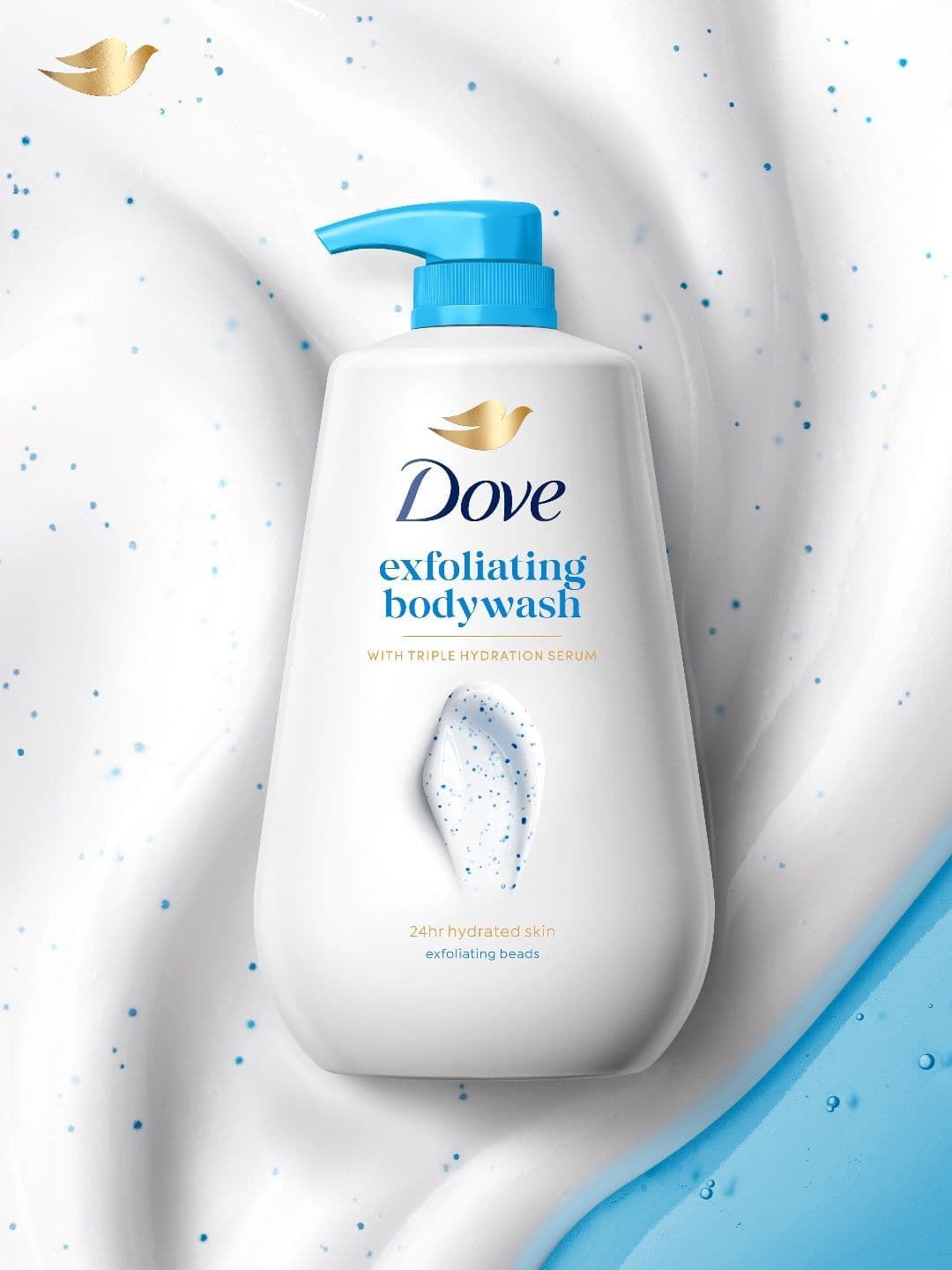 Nourishing Body Wash 800 ml Dove Exfoliating Bodywash Triple Hydration Serum - 825ml