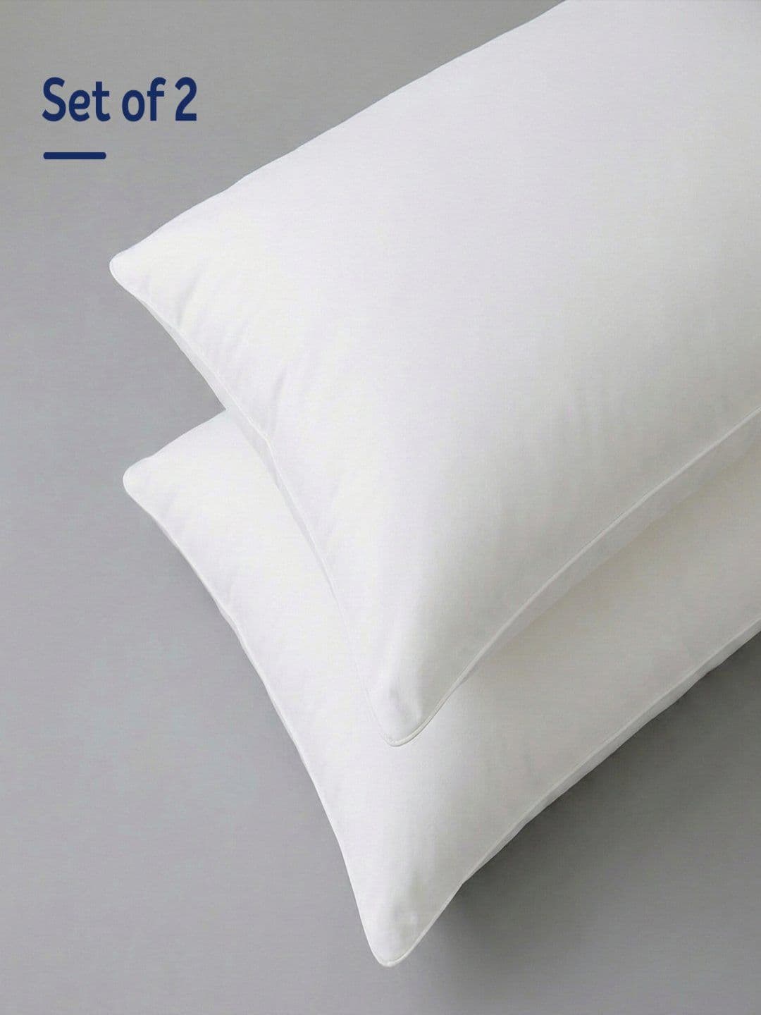 Sleepwell Sleepwell Umang XL Conjugate Fibre Neck Support Pack of 2 Medium Soft Firm Pillow