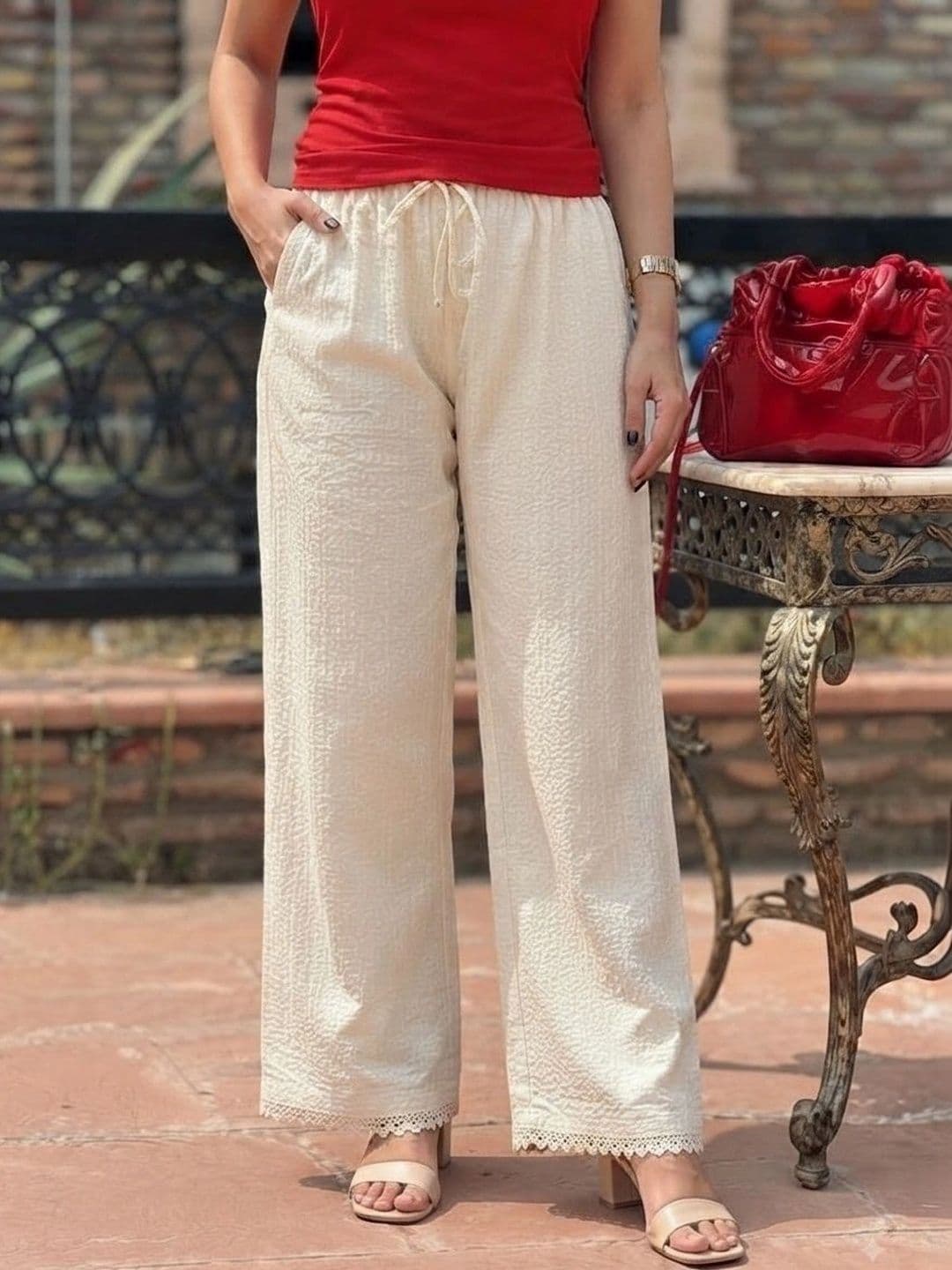 KGFONECLOTH KGFONECLOTH Women Ethnic Palazzos