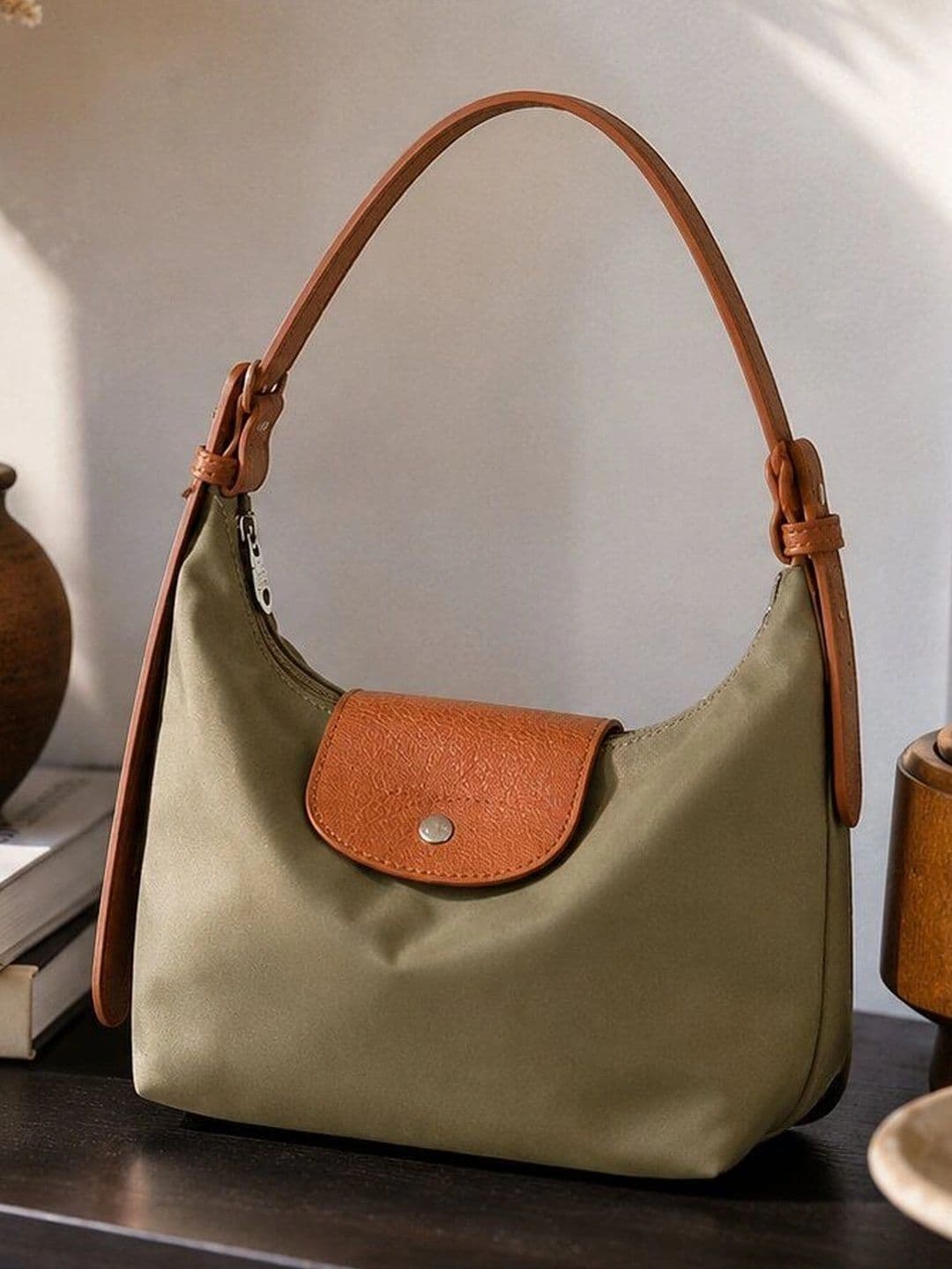Suo Suo Half Moon Shoulder Bag