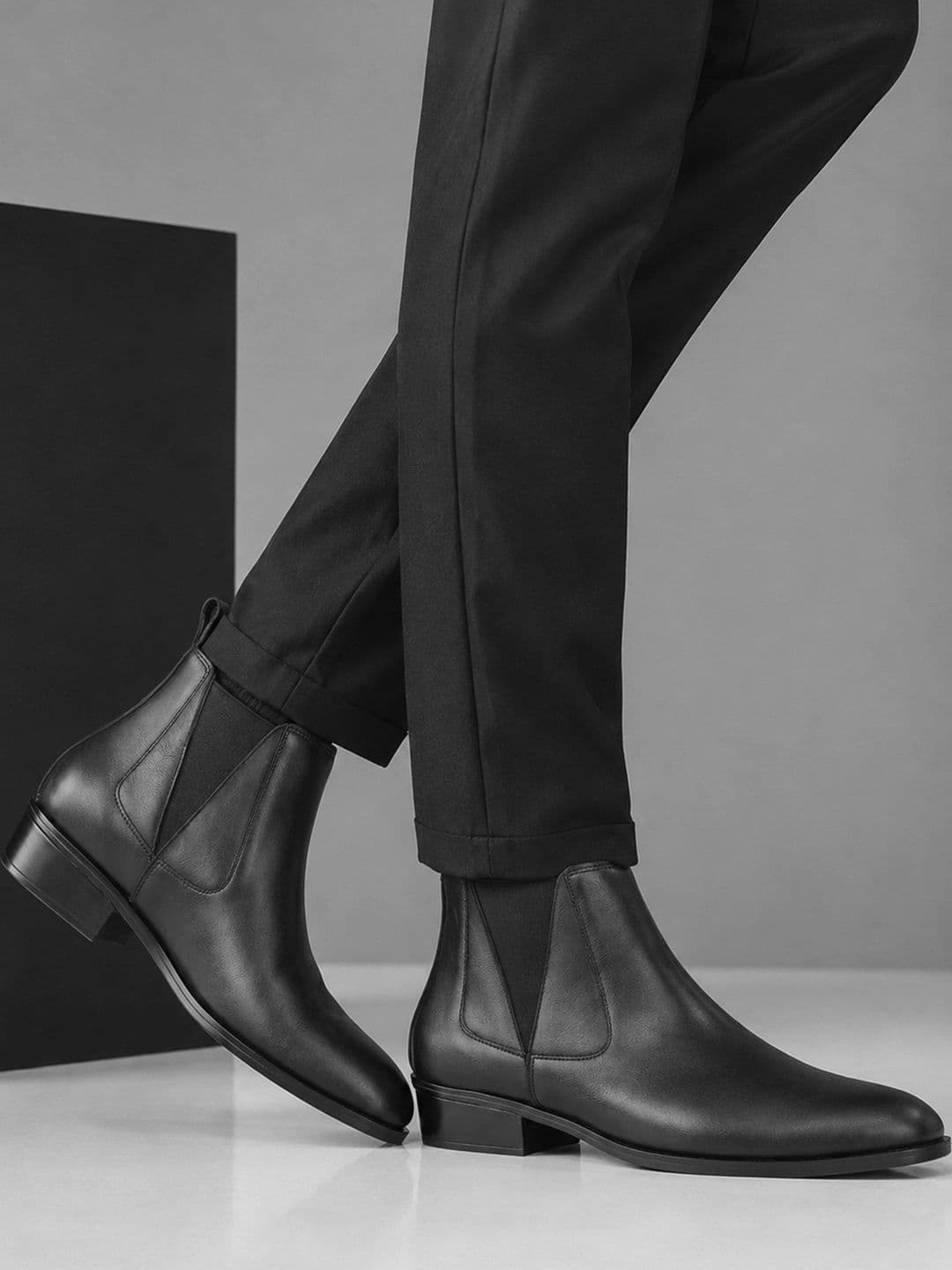 Killer Killer Men Pointed Toe Slip-On Chelsea Boots
