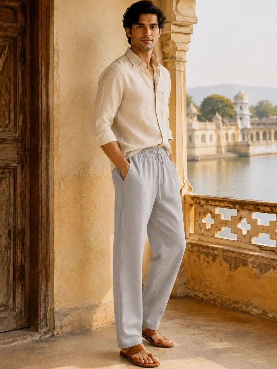 Solah Anna Solah Anna Men Cargos Trousers
