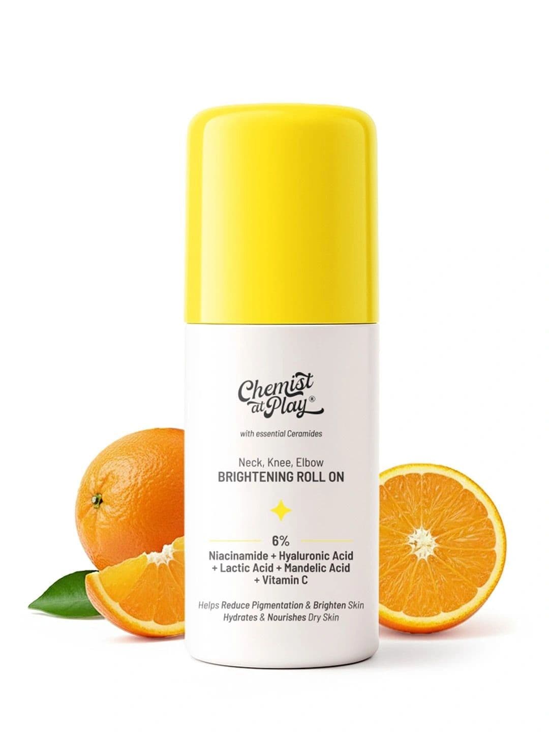 Skin Brightening Roll On Chemist at Play Neck Knee & Elbow Brightening Roll On with Niacinamide - 40ml