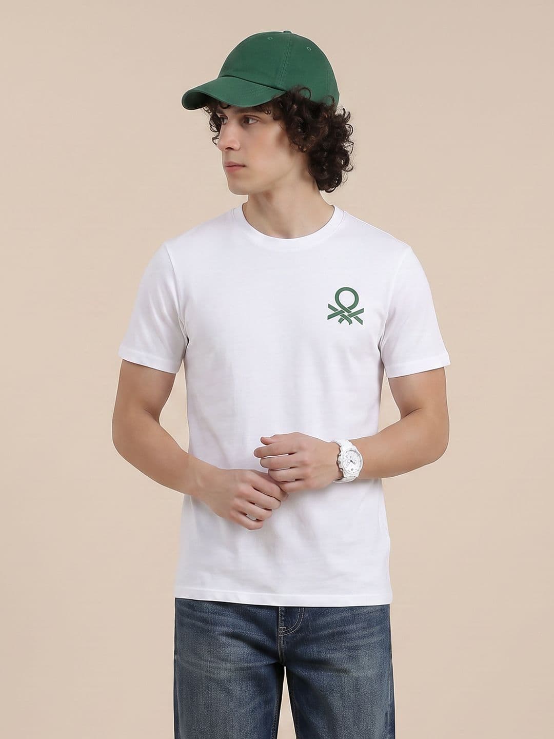 United Colors of Benetton United Colors of Benetton Brand Logo Printed T-shirt