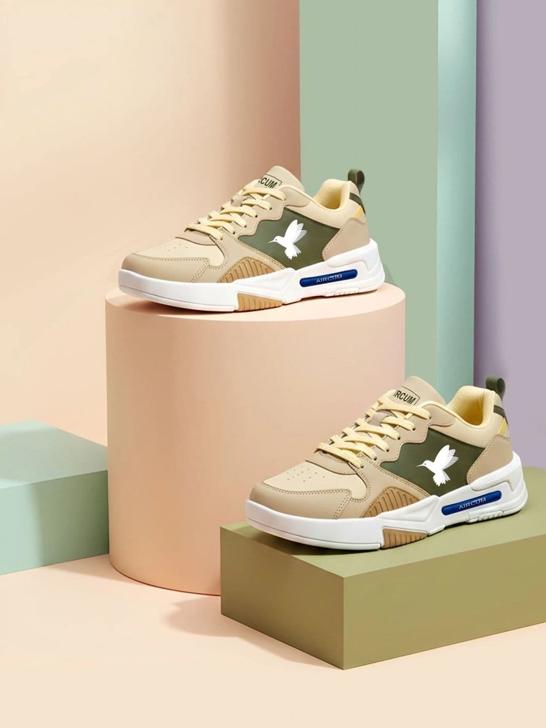 Aircum Aircum Men Colourblocked Sneakers