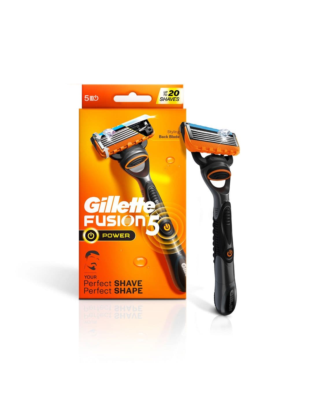 Gillette Gillette Men Fusion Power Shaving Razor With Cartridge & Battery