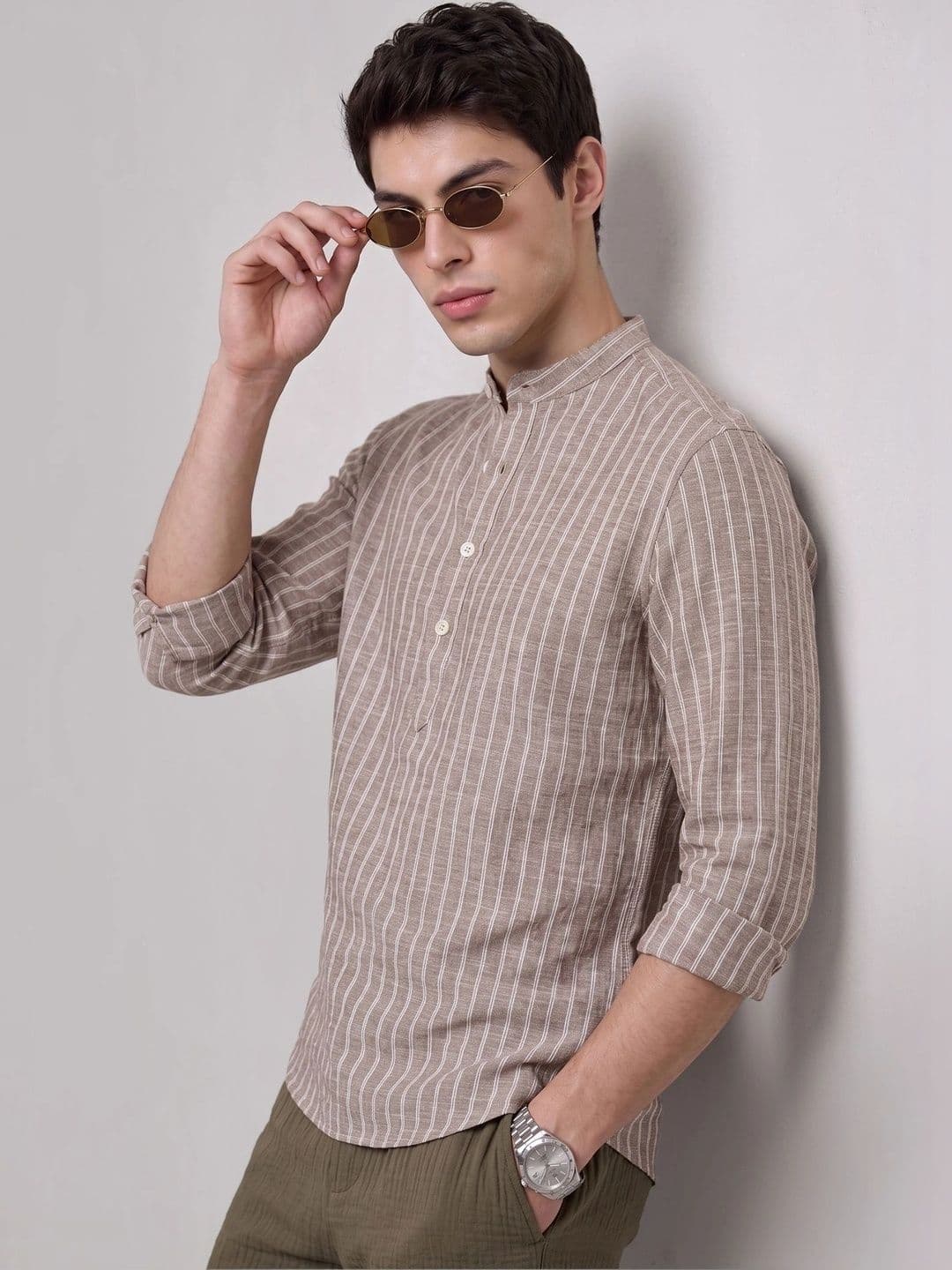MAAHI FABS MAAHI FABS Men Striped Kurta