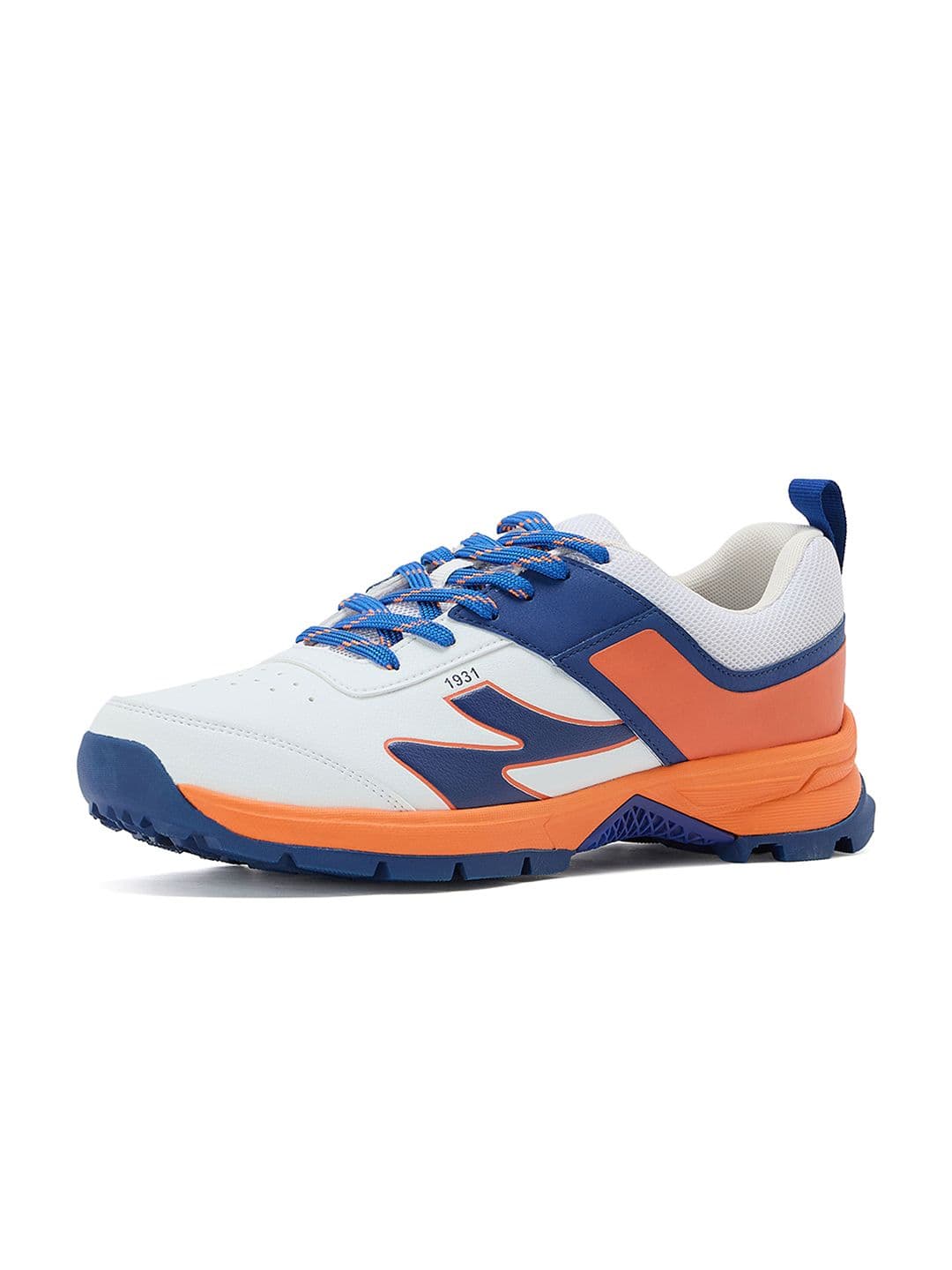 SG SG Impact Cricket Shoes White-Orange - Durable Breathable Performance Design