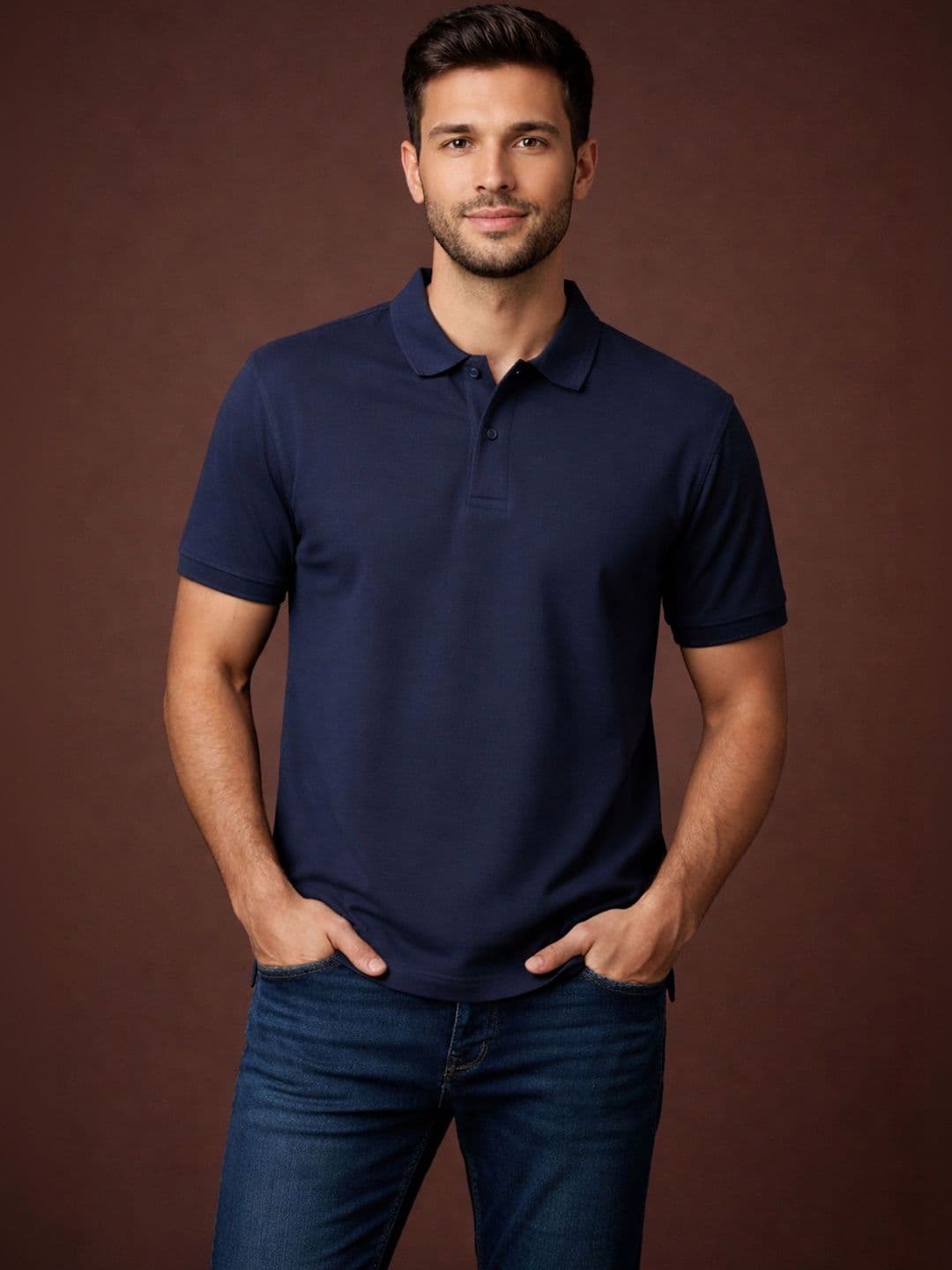 Men Cotton Polo Collar Tshirts The Roadster Lifestyle Co. Men Cotton Polo Collar Tshirts