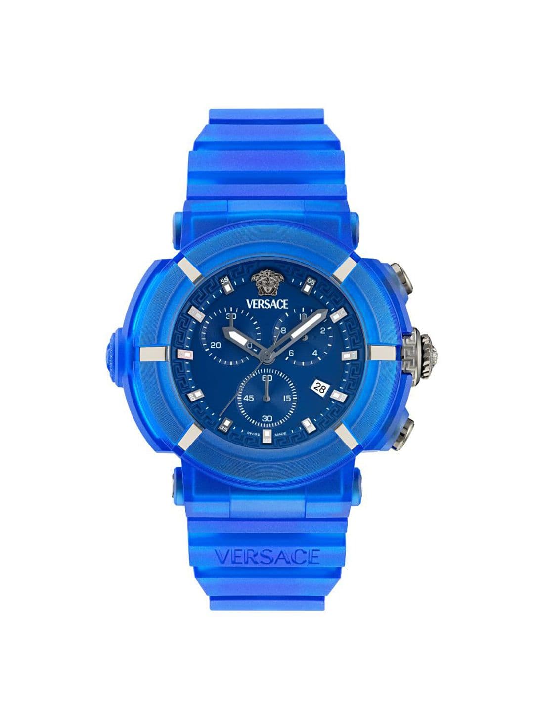 Versace Versace Unisex Brass Dial & Straps Analogue Watch VE0L00625