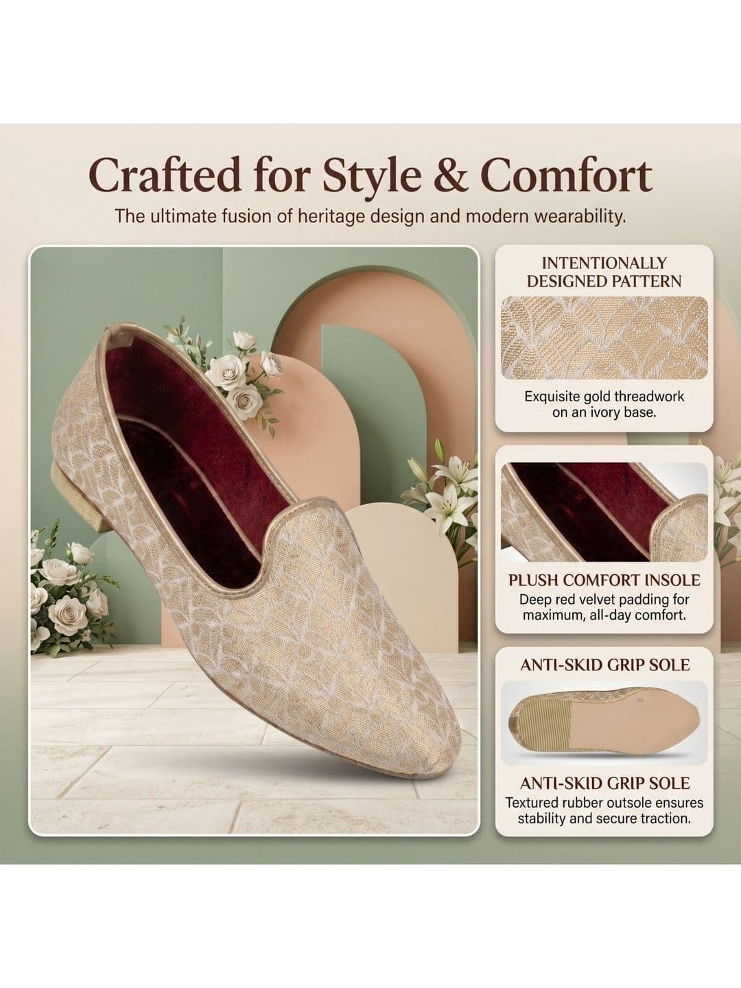 STEPSOFT STEPSOFT Men Woven Design Casual Loafers