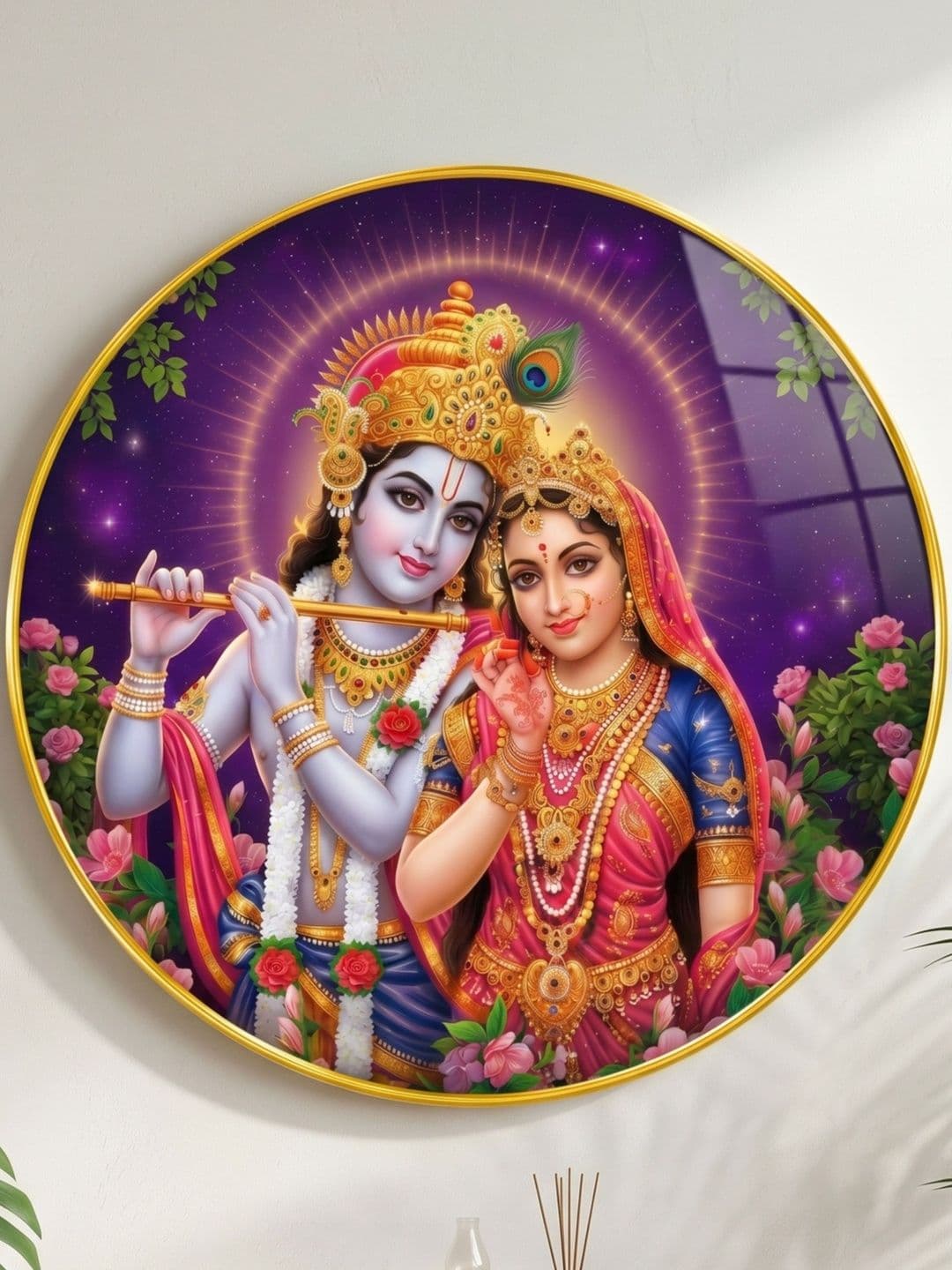 SAF SAF Multicoloured MDF Religious Wall Paintings