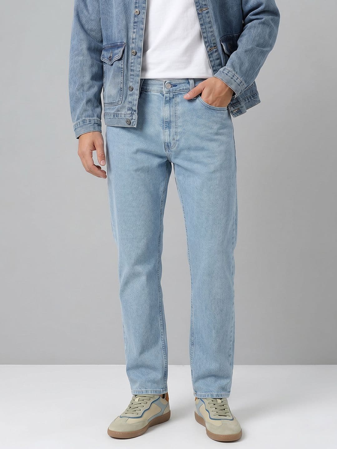Levis Levis Men 555 Relaxed Straight Fit Stretchable Jeans