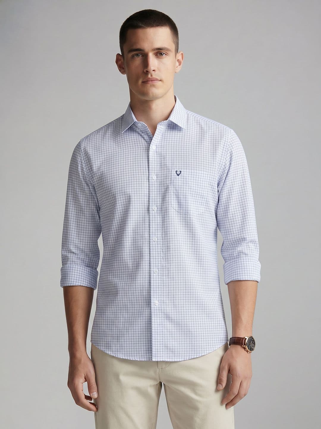Allen Solly Allen Solly Sports Fit Checked Pure Cotton Causal Shirt
