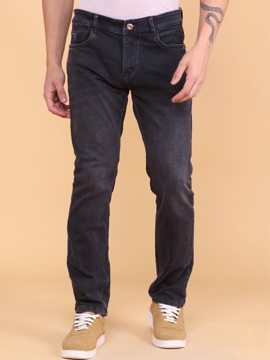 V-Mart V-Mart Men Slim Fit Mid-Rise Light Fade Jeans