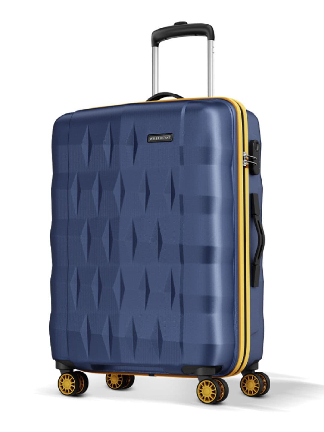 Aristocrat Aristocrat Comet Blue Large Hard Luggage 76cm Check-in Trolley Bag with Smooth 8-Wheel