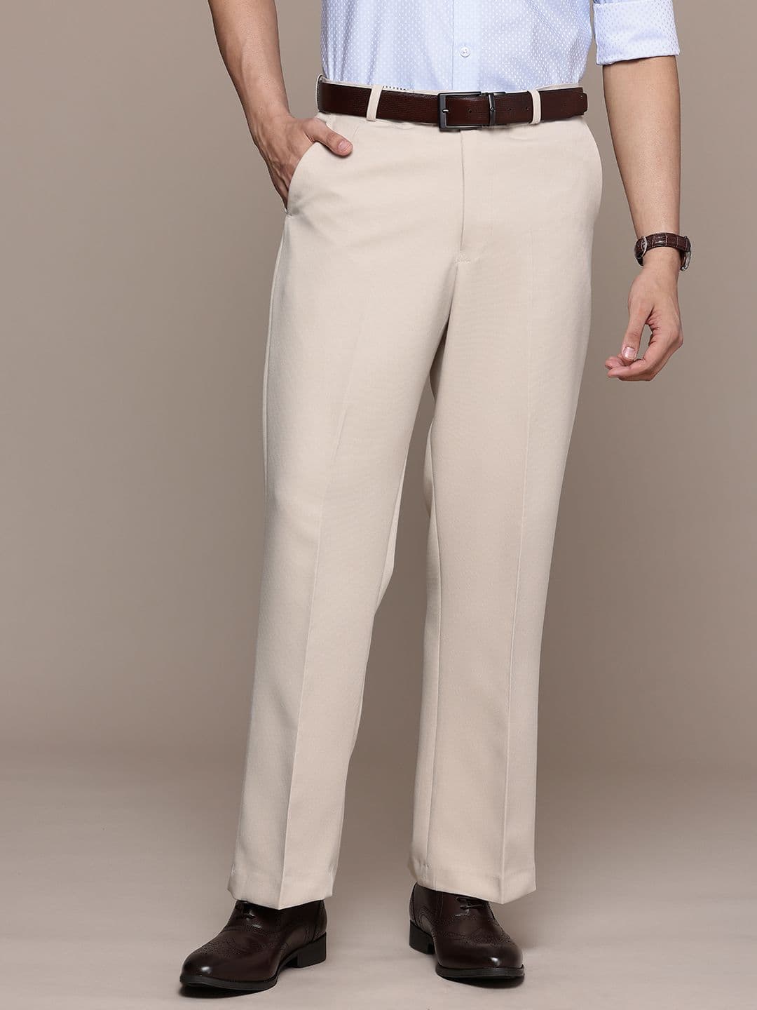 DIVISIVE DIVISIVE Men Bootcut Formal Trouser