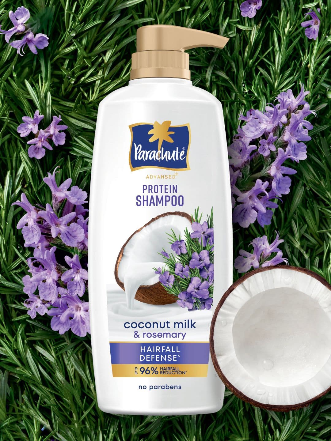Parachute Parachute Advansed Hairfall Defense Protein Shampoo with Coconut Milk & Rosemary - 1 L