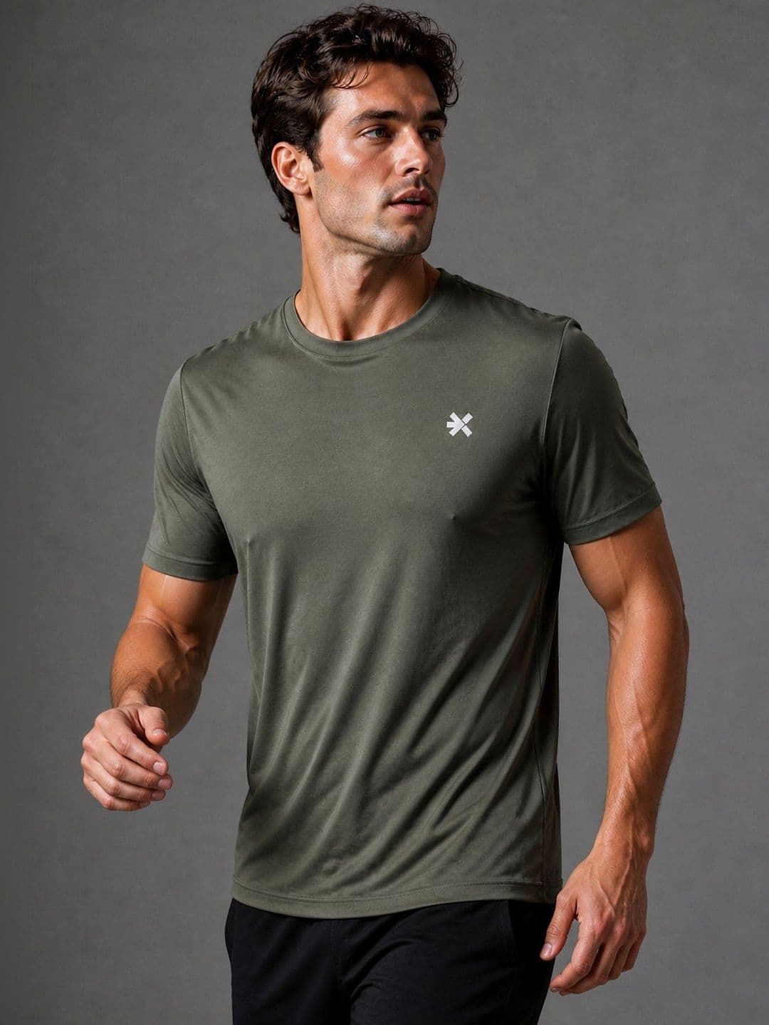 HRX by Hrithik Roshan HRX by Hrithik Roshan Men Brand Logo T-shirt