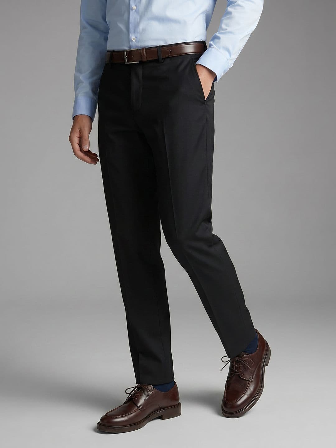 Louis Philippe Louis Philippe Men Slim Fit Formal Trouser