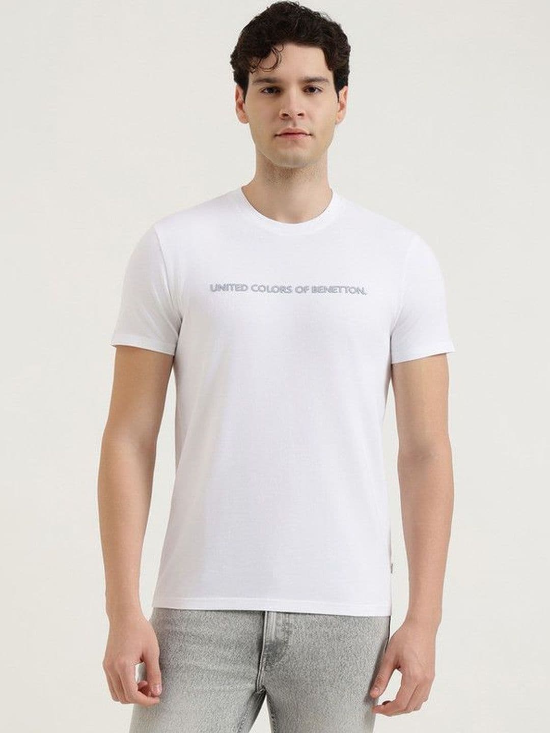 United Colors of Benetton United Colors of Benetton Men Typography Printed T-shirt
