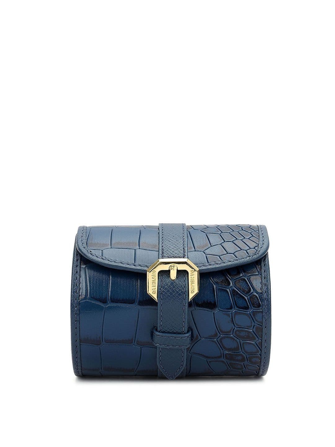 Da Milano Da Milano Textured Leather 1 Slot Watch Organiser