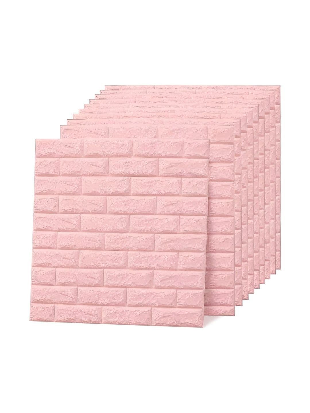 kaqer kaqer 2-Pcs Pink Self-Adhesive Waterproof Wall Stickers