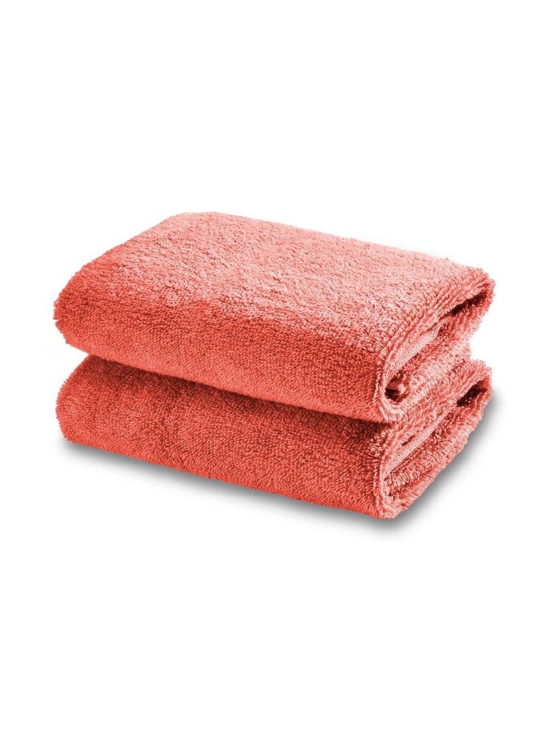 SPACES SPACES Swift Flow 2Pcs Red Pure Cotton 500 GSM Hand Towels