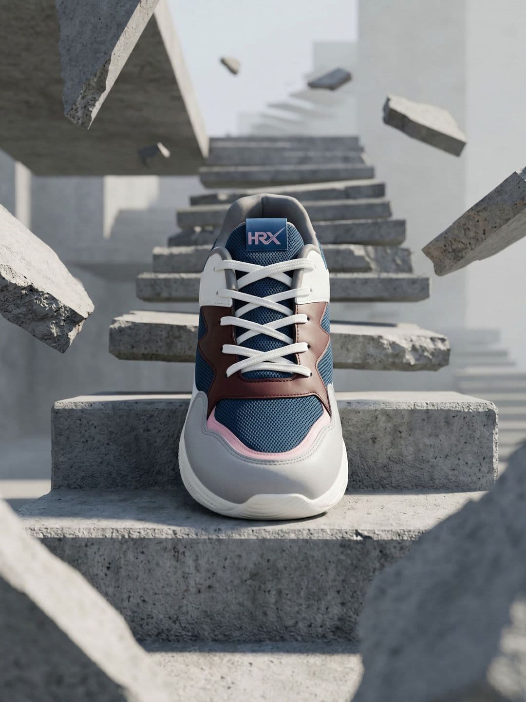 HRX by Hrithik Roshan HRX by Hrithik Roshan Unisex Colourblocked Mesh Sneakers