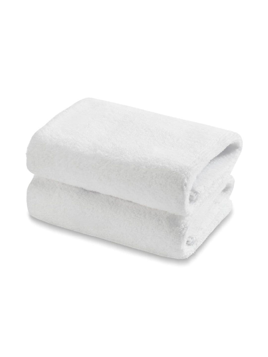 SPACES SPACES 2-Pcs White Pure Cotton 550 GSM Hand Towels