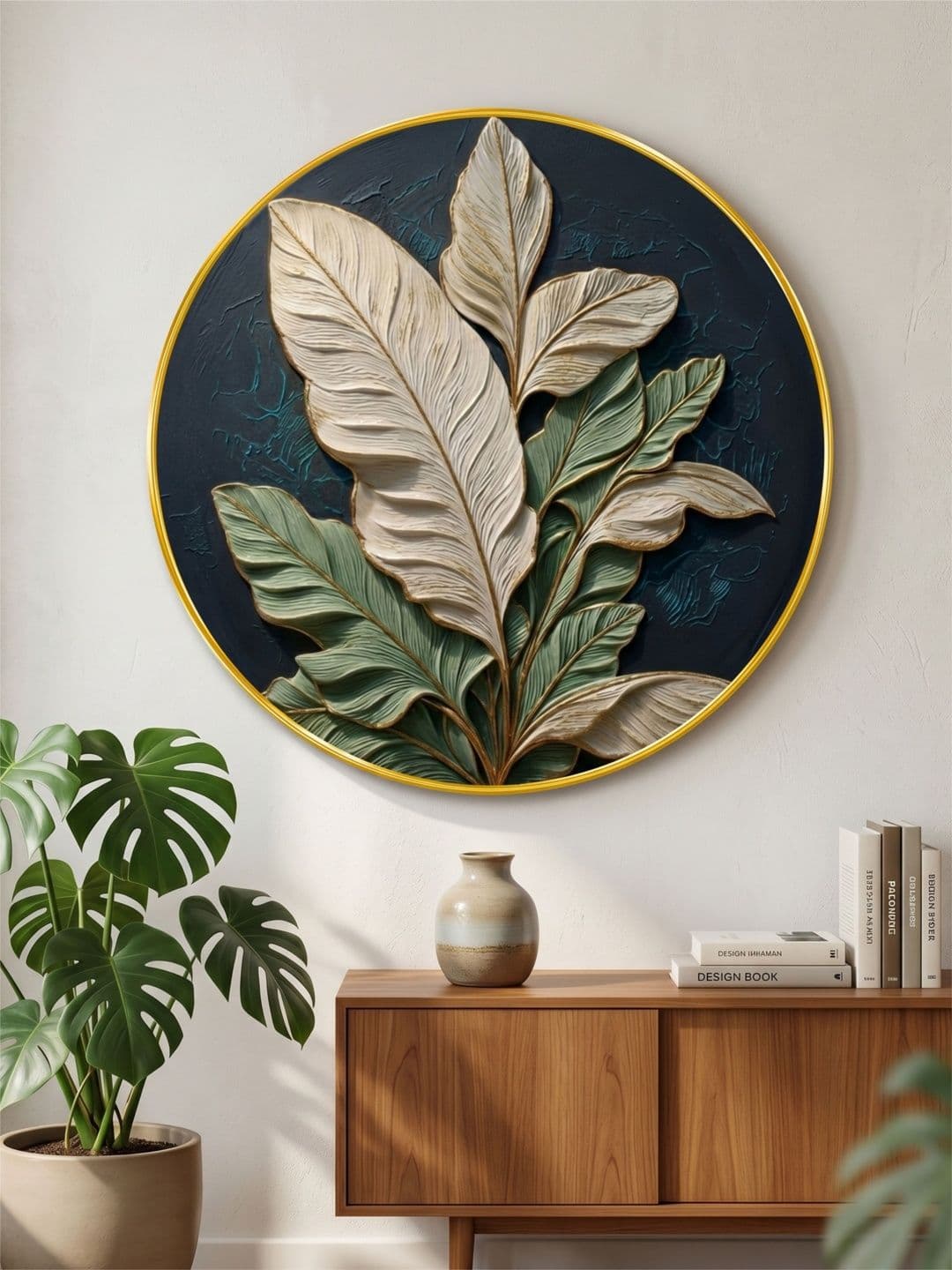 SAF SAF Green MDF Other Wall Paintings