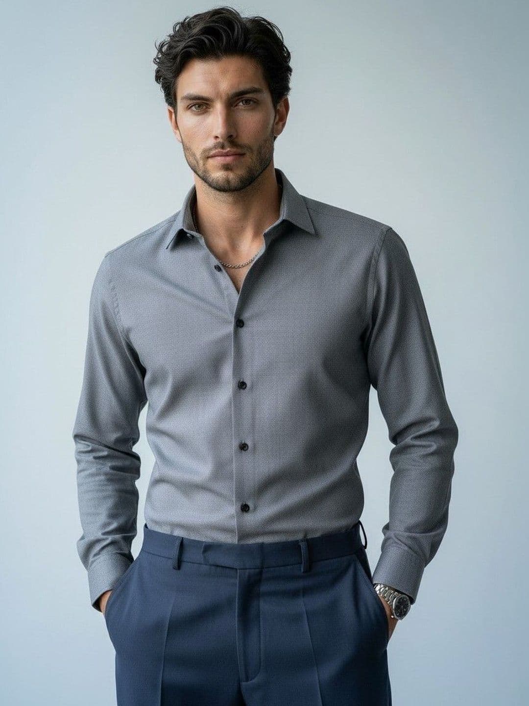 HERE&NOW HERE&NOW Men Comfort Printed Formal Shirt