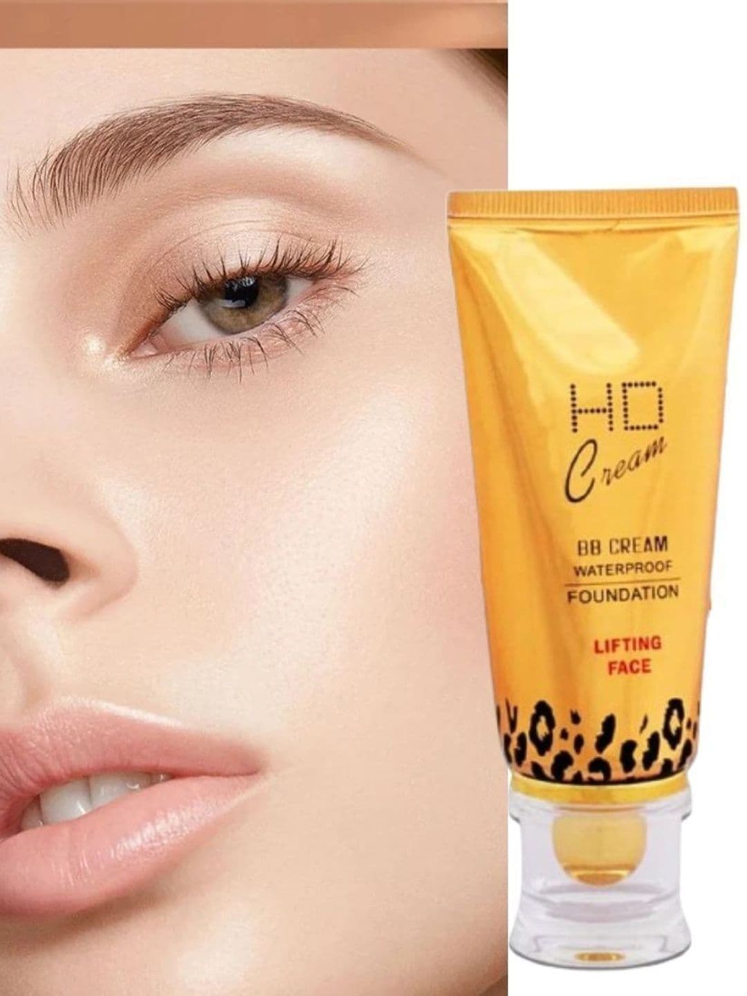 kirmit kirmit HD Cream Waterproof Foundation  - 45 ml - Ivory