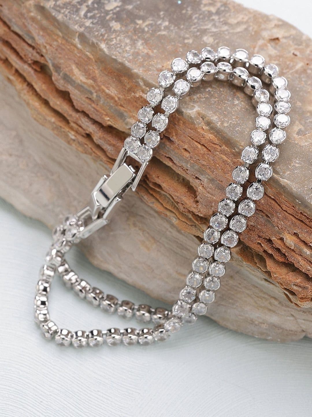 Bracelet Yellow Chimes Women Silver-Plated Charm Bracelet