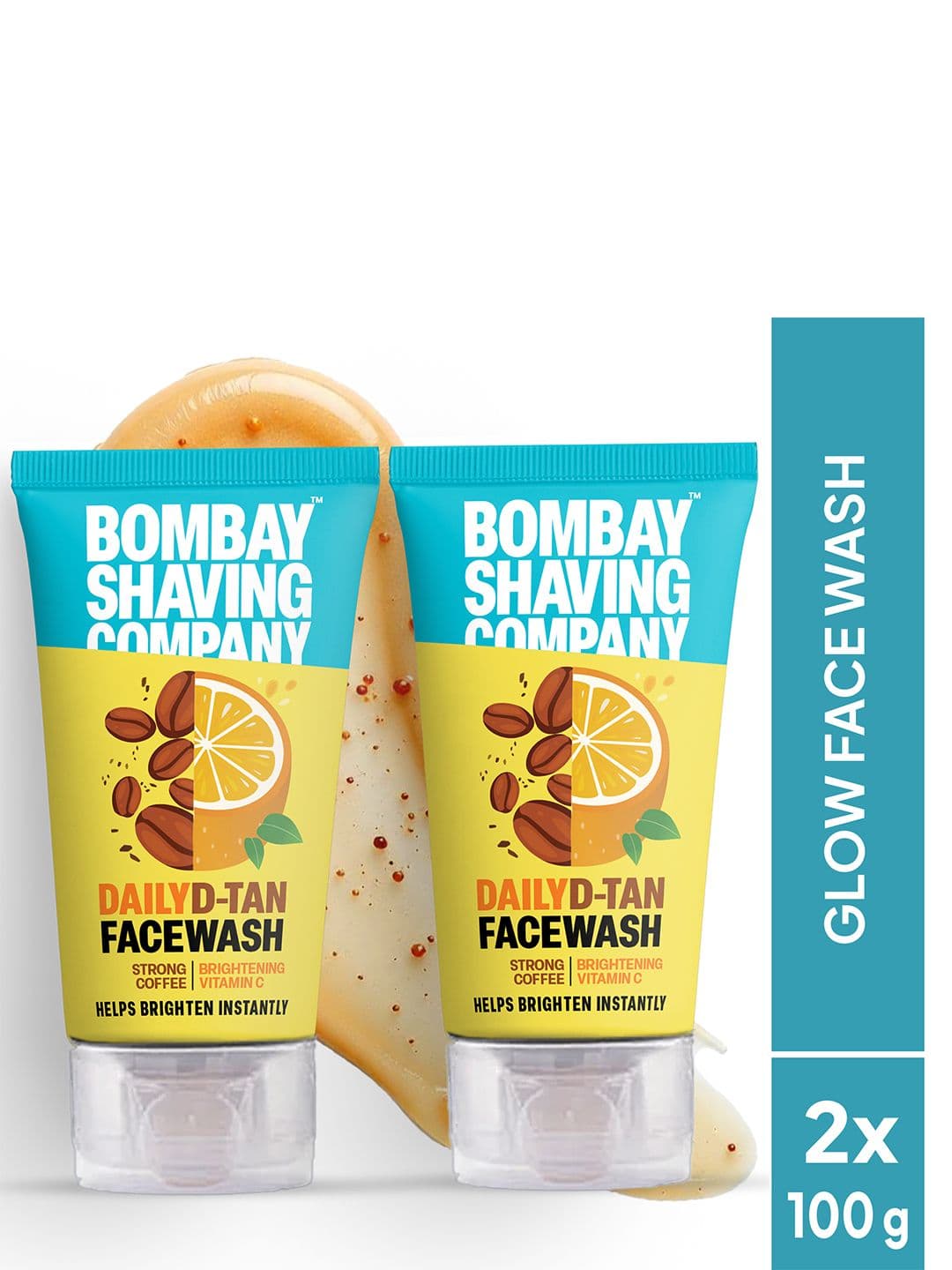 Bombay Shaving Company Bombay Shaving Company Unisex Coffee Face Wash - Pack of 2