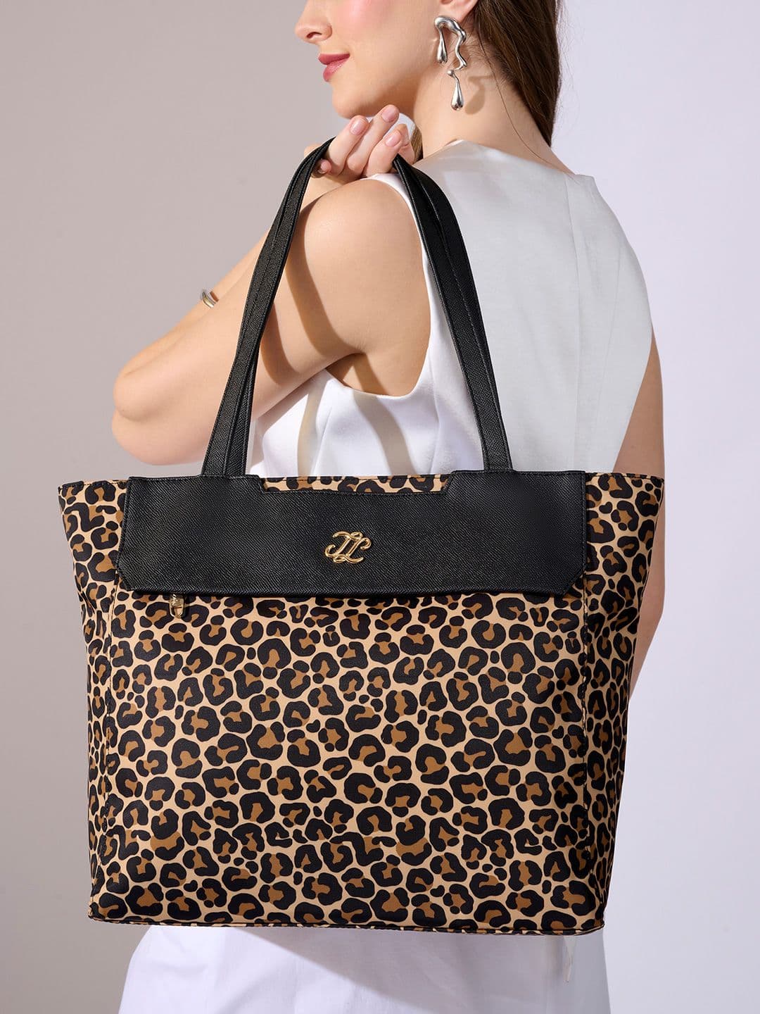 LAVIE Signature LAVIE Signature Animal Printed Up to 12 inch Tote Bag