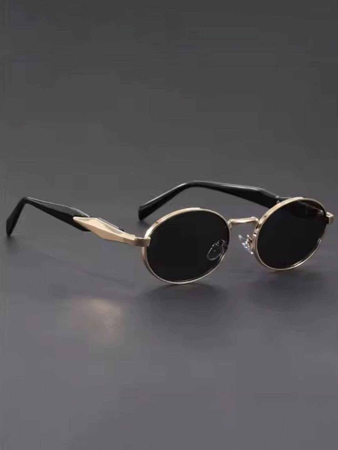 HAYDEN haiza HAYDEN haiza Women Oval Sunglasses with UV Protected Lens GOLD-NEW OVAL-11