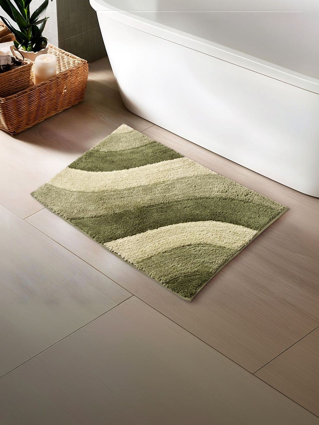 Home Centre Home Centre Green Anti-Slip Bath Mat