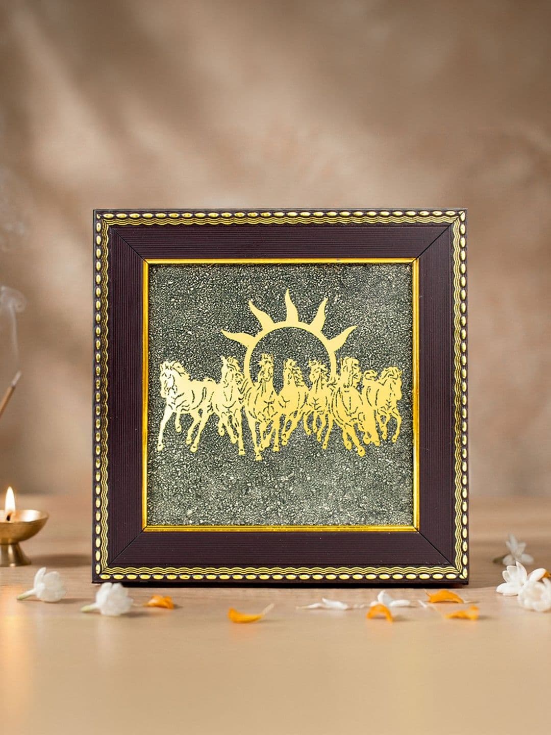 Astrotalk Astrotalk 7 Horses On Pyrite Frame