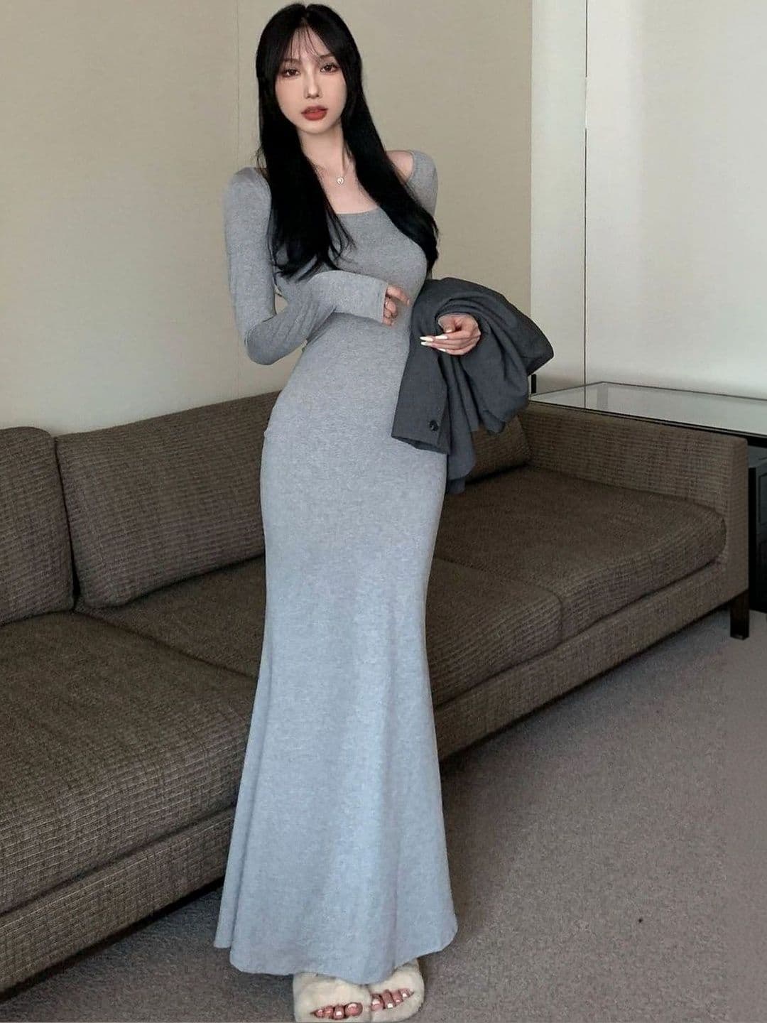 Suo Suo Bodycon Maxi Dress