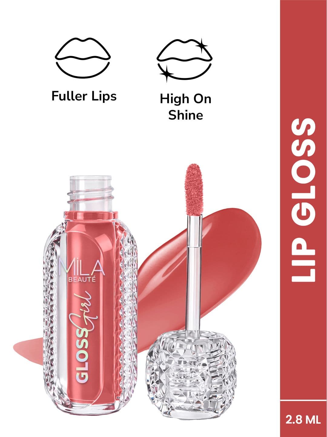 MILA BEAUTE MILA BEAUTE Gloss Girl Hydration Lip Gloss With Hyaluronic Acid -  2.8 ml - My Choice - 05